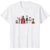 imageStar Wars Holiday Galactically Festive Christmas Pattern TShirtWhite
