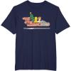 imageStar Wars Holiday Luke ampamp C3PO Christmas Tree Run TShirtNavy Blue