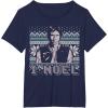 imageStar Wars I Noel Han Solo Holiday Humor Christmas TShirt TShirtNavy Blue