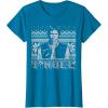 imageStar Wars I Noel Han Solo Holiday Humor Christmas TShirt TShirtSapphire Blue