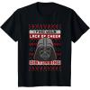 imageStar Wars Vader Lack Of Cheer Ugly Christmas Sweater TShirt TShirtBlack