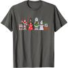 imageStar Wars Holiday Galactically Festive Christmas Pattern TShirtAsphalt Grey
