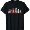 imageStar Wars Holiday Galactically Festive Christmas Pattern TShirtBlack