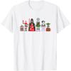 imageStar Wars Holiday Galactically Festive Christmas Pattern TShirtWhite