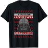 imageStar Wars Vader Lack Of Cheer Ugly Christmas Sweater TShirt TShirtBlack
