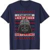 imageStar Wars Vader Lack Of Cheer Ugly Christmas Sweater TShirt TShirtNavy Blue