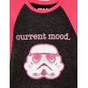 imageSTAR WARS Girls Storm Trooper Girls Long Sleeve Raglan TShirt  Girls 416PinkBlack