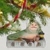 imageHallmark Keepsake Christmas Ornament 2024 Star Wars The Phantom Menace 25th Anniversary QuiGon Jinn Gifts for Star Wars FansJabba the Hutt
