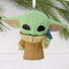 imageHallmark Star Wars The Mandalorian Grogu with Butterfly Funko POP Christmas OrnamentGrogu