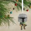 imageHallmark Star Wars The Mandalorian Grogu with Butterfly Funko POP Christmas OrnamentThe Mandalorian with The Child