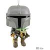 imageHallmark Star Wars The Mandalorian Grogu with Butterfly Funko POP Christmas OrnamentThe Mandalorian with The Child