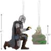 imageHallmark Star Wars The Mandalorian and Grogu Christmas Ornaments Set of 2