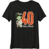 imageStar Wars Yoda 40th Birthday Premium Triblend TShirtBlack