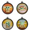 imageHallmark Star Wars The Mandalorian Grogu Scenes Mini Christmas Ornaments Shatterproof Set of 4Grogu