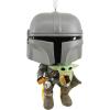 imageHallmark Star Wars The Mandalorian Grogu with Butterfly Funko POP Christmas OrnamentThe Mandalorian with The Child