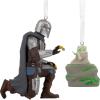 imageHallmark Star Wars The Mandalorian and Grogu Christmas Ornaments Set of 2