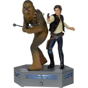 imageHallmark Keepsake Christmas Ornament 2024 Star Wars The Phantom Menace 25th Anniversary QuiGon Jinn Gifts for Star Wars FansHan Solo and Chewbacca