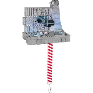 imageHallmark Keepsake Christmas Ornament and Stocking Hanger Star Wars A New Hope Darth Vaders TIE Fighter with Light and Sound Gifts for Star Wars Fans