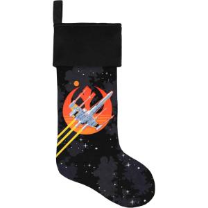imageHallmark Keepsake Stocking Star Wars A New Hope Rebels vs Empire DualSided Fabric Stocking Gifts for Star Wars Fans