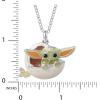 imageDisney Star Wars The Mandalorian The Child Silver or Flash Plated Necklace Official LicenseSpace Pod