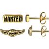 imageDisney Star Wars Silver and Flash Plated Stud Earring Set Official LicenseGolden