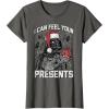 imageStar Wars Christmas Darth Vader I Can Feel Your Presents TShirtAsphalt Grey