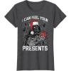 imageStar Wars Christmas Darth Vader I Can Feel Your Presents TShirtDark Heather Grey