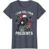 imageStar Wars Christmas Darth Vader I Can Feel Your Presents TShirtHeather Blue