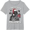 imageStar Wars Christmas Darth Vader I Can Feel Your Presents TShirtHeather Grey