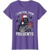 imageStar Wars Christmas Darth Vader I Can Feel Your Presents TShirtPurple Heather