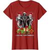 imageStar Wars Christmas Darth Vader Stormtroopers Feel Presents TShirtCranberry Red