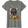 imageStar Wars Christmas Darth Vader Stormtroopers Feel Presents TShirtOlive Heather