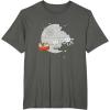 imageStar Wars Christmas Death Star Sleigh Ride TShirtAsphalt Grey