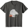 imageStar Wars Christmas Death Star Sleigh Ride TShirtAsphalt Grey