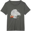 imageStar Wars Christmas Death Star Sleigh Ride TShirtAsphalt Grey