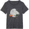 imageStar Wars Christmas Death Star Sleigh Ride TShirtDark Heather Grey