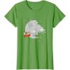 imageStar Wars Christmas Death Star Sleigh Ride TShirtGrass Green