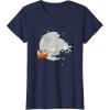 imageStar Wars Christmas Death Star Sleigh Ride TShirtNavy Blue
