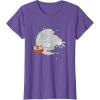 imageStar Wars Christmas Death Star Sleigh Ride TShirtPurple Heather