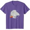 imageStar Wars Christmas Death Star Sleigh Ride TShirtPurple Heather