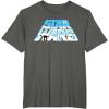 imageStar Wars Christmas Holiday Logo Hoth ATAT Reindeer Funny TShirtAsphalt Grey