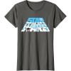 imageStar Wars Christmas Holiday Logo Hoth ATAT Reindeer Funny TShirtAsphalt Grey