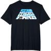 imageStar Wars Christmas Holiday Logo Hoth ATAT Reindeer Funny TShirtBlack