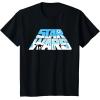 imageStar Wars Christmas Holiday Logo Hoth ATAT Reindeer Funny TShirtBlack