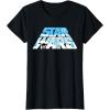 imageStar Wars Christmas Holiday Logo Hoth ATAT Reindeer Funny TShirtBlack