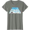 imageStar Wars Christmas Holiday Logo Hoth ATAT Reindeer Funny TShirtOlive Heather