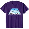 imageStar Wars Christmas Holiday Logo Hoth ATAT Reindeer Funny TShirtPurple