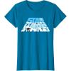 imageStar Wars Christmas Holiday Logo Hoth ATAT Reindeer Funny TShirtSapphire Blue
