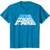 imageStar Wars Christmas Holiday Logo Hoth ATAT Reindeer Funny TShirtSapphire Blue