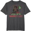 imageStar Wars Christmas Naughty List Vader TShirtDark Heather Grey